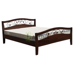 Деревянная кровать «Юлия» кованная